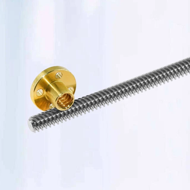 3 D Stepper Motor Threaded Rod Trapezoidal Nut Brass Screws Pearlescent