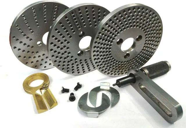 Dividing Plates Set for Rotary Table Milling Dividing Indexing Kit Accessories