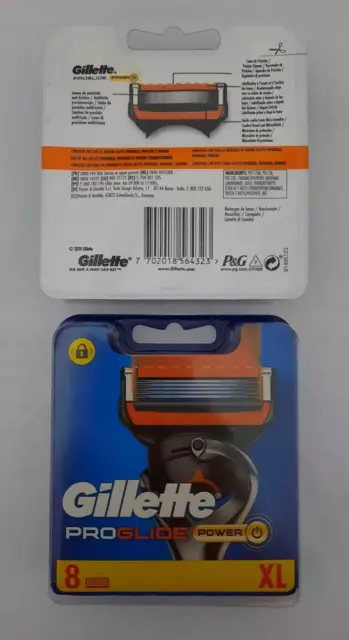 Gillette Proglide Power Conf. 8 Ricariche x Rasoi Proshield, Proglide e Fusion5