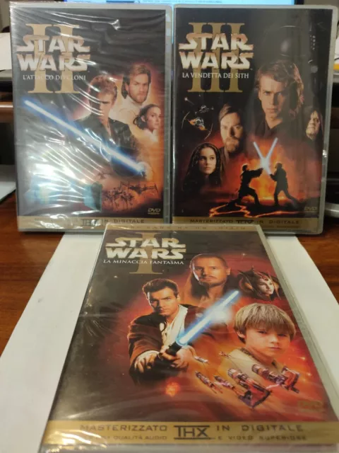 Dvd Star Wars I Ii Iii Edizione 2 Dischi Nuovi Sigillati No Edicola 1999 2002 05