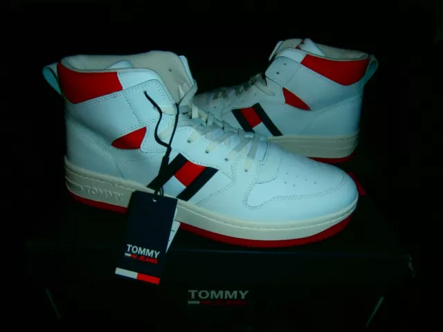 Tommy Hilfiger NYC Basket Cupsole Logo CHICAGO Premium US11.5 EUR 45 RRP $229