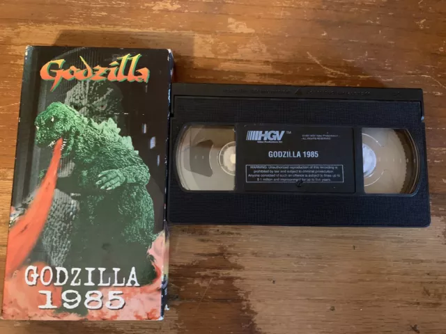 GODZILLA 1985 THE Legend is Reborn VHS New World Video Raymond Burr $36 ...