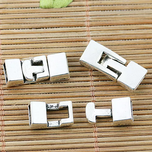 18pcs tibetan silver color 2sided link connector clasp EF2434