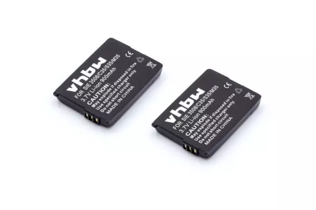 2x BATTERIE 900mAh 3.7V POUR Siemens V30145-K1310-X12T