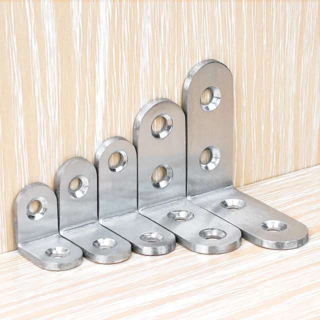 Corner Braces Brackets Right Angle L Shape Brace Bracket 1.5/2/3mm Thickness