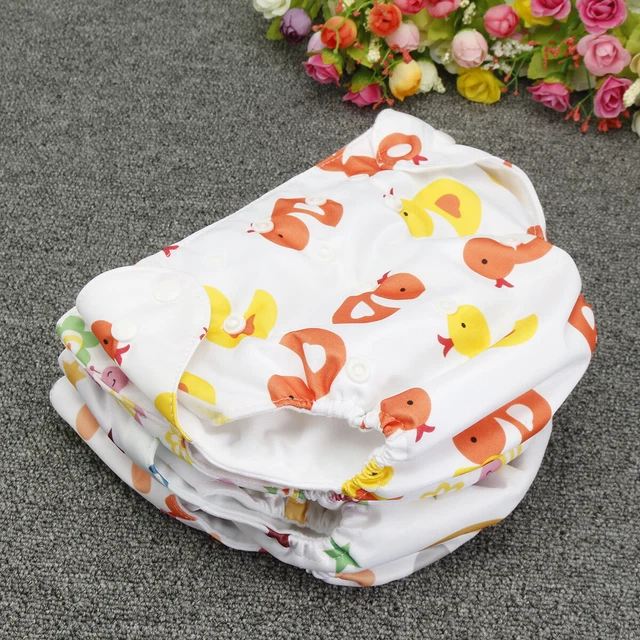 Adjustable Baby Pocket Cloth Diaper Cover Infant Kid Nappy Washable Reusable 4