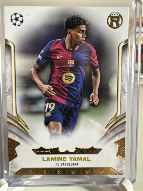 Carte Topps Lamine Yamal #27 - Purple Flowfractors - Barcelona - Saison 2023/24