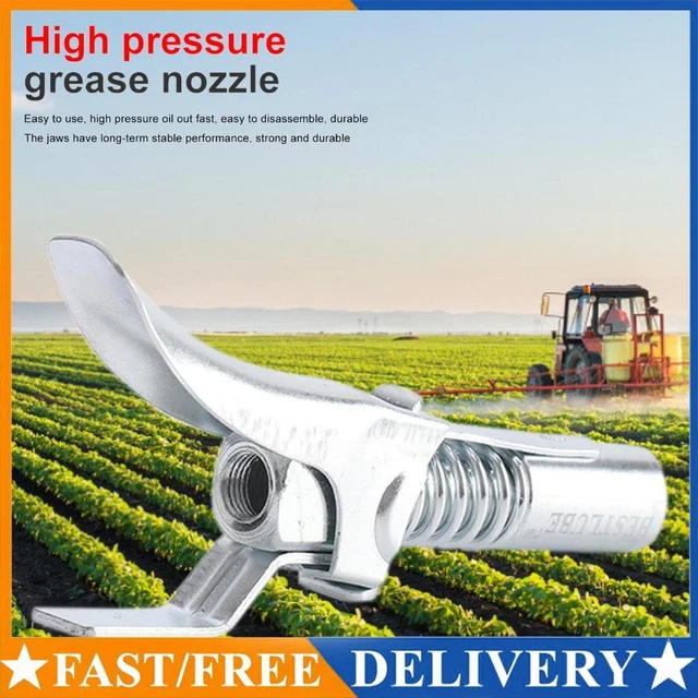 GREASE GUN COUPLER Cap Quick Release with Self Locking for Greasing AU