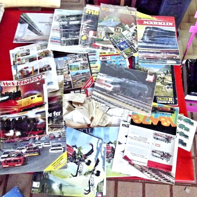 Lot De 6 Catalogues Anciens Jouef Pour Train électrique, Très Bon état, Documents Collection