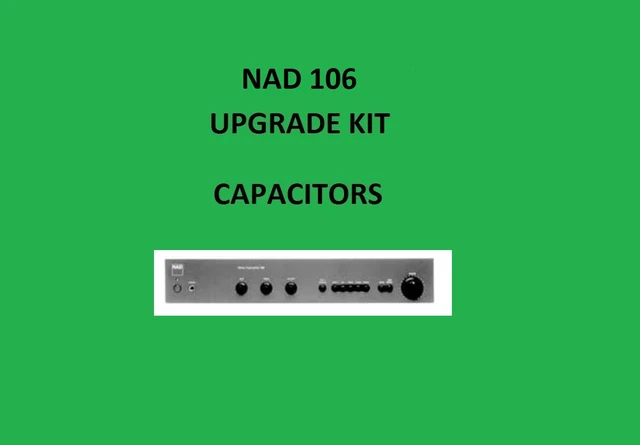 Stereo Preamplifier NAD C165BEE Repair KIT - all capacitors