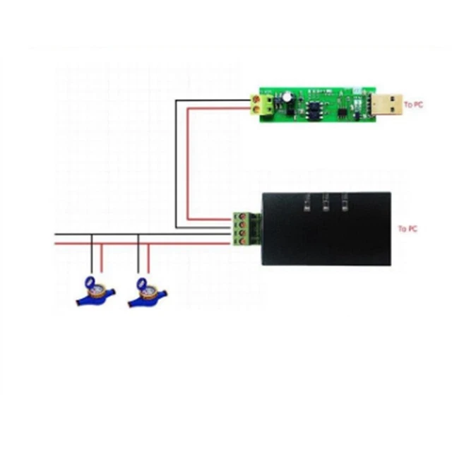 USB TO MBUS Slave Module MBUS Master Slave Communication Debugging ...