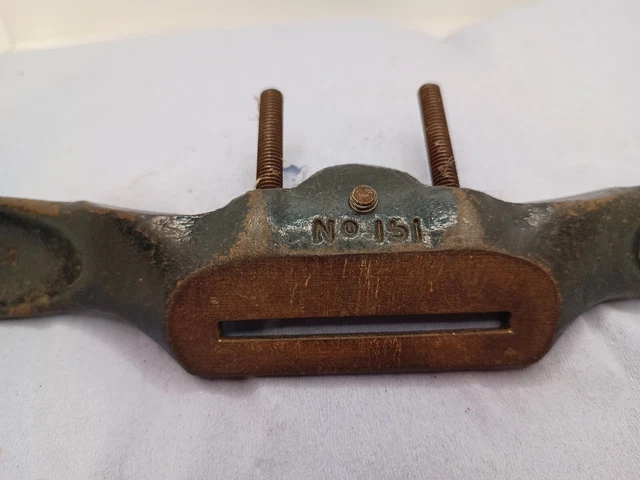 Vintage Stanley No 151 adjustable flat bottom spoke-shave Made In England 2