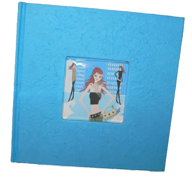200 Sleeve Slip Blue Photo Storage Album Model Shopping Lady Girl Gift memo line