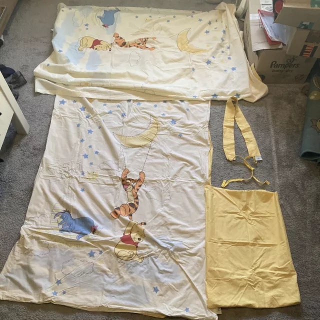 Zöllner Baby Bettwäsche Disney Winnie Pooh Tigger Himmel Set für das Babybett