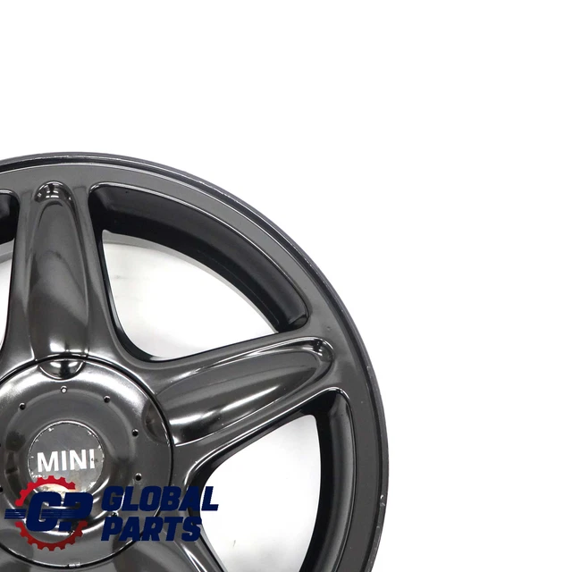 MINI COOPER ONE R50 R55 R56 Nero Cerchio AlluMini o Alufelge 16