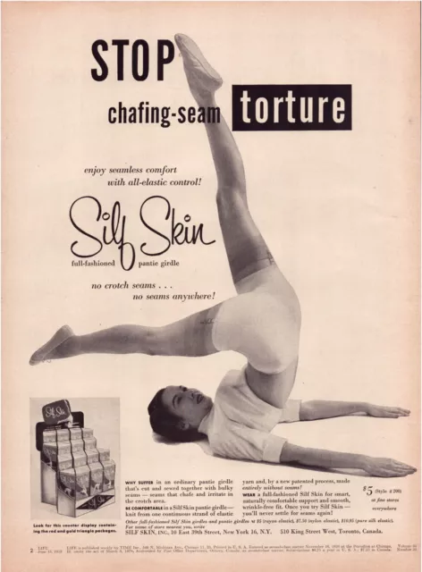 Vintage 1953 Sil O Ette Panty Girdle ad