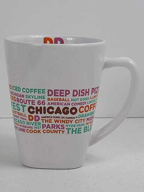 DD Dunkin Donuts Chicago Destinations Mug NO Chips Cracks or Crazing VGUC 2016