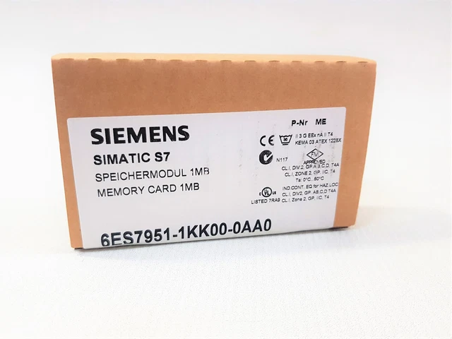 Sous-module Mémoire Siemens 6ES5376-1AA21 Pour Automates Simatic - 64 Ko - New Old Stock (Neuf Ancien Stock)