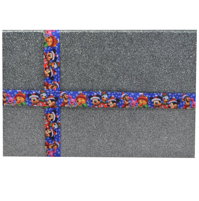 Blau Disney Friends 2M x 22 mm breit Weihnachtskuchenband Geschenkverpackung Dekoration