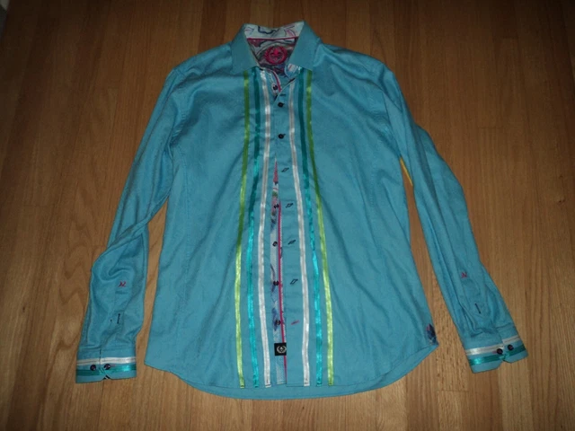Classic  Native American Ribbon Shirt by Au Noir NICE..!