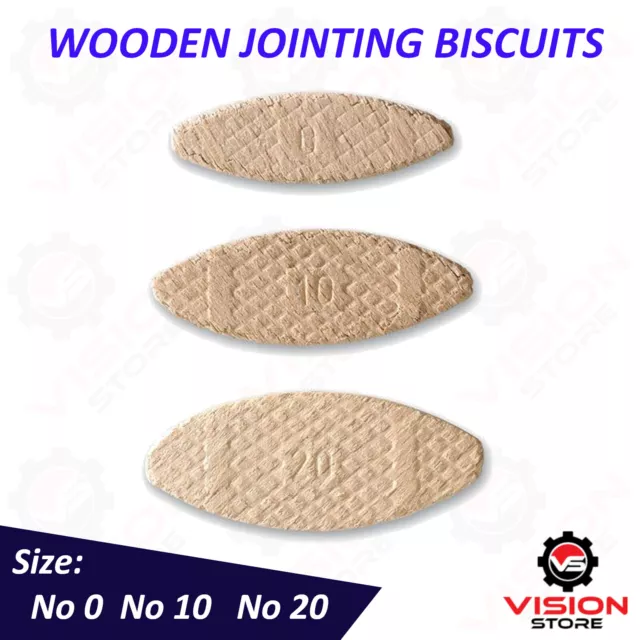 Faithfull Wood Biscuits No 0 Tub 150 Pack Jointing Biscuit 47 x 16mm