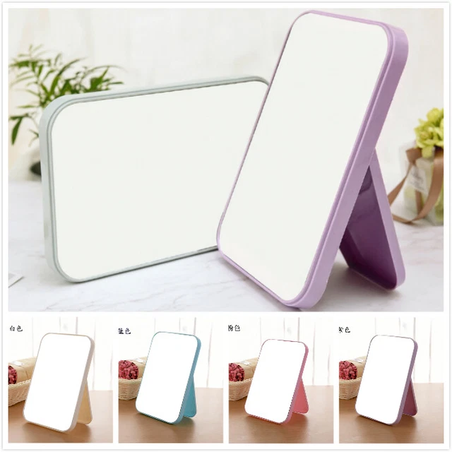 SQUARESHAPE HAND MIRROR Held Vanity Fold Mirror Standing Makeup