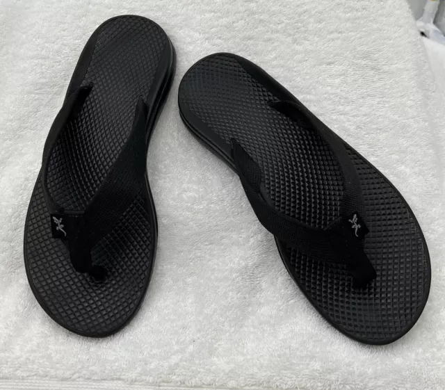 Chacos Sandals Womens W8 Flip Flops Black Thong Beach Casual Slip On Comfort