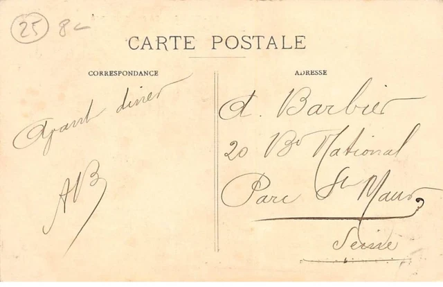25 - BALUME LES DAMES - SAN50342 - Château Hugon and Place Chamars 2