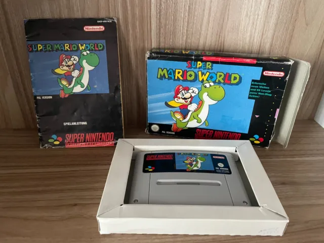 Super Mario World - SNES - NOE PAL - Super Nintendo - Fully Boxed