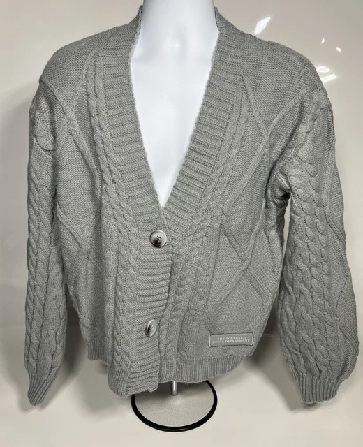 TAYLOR SWIFT THE Tortured Poets Department Gray Cardigan Size XS/S 130