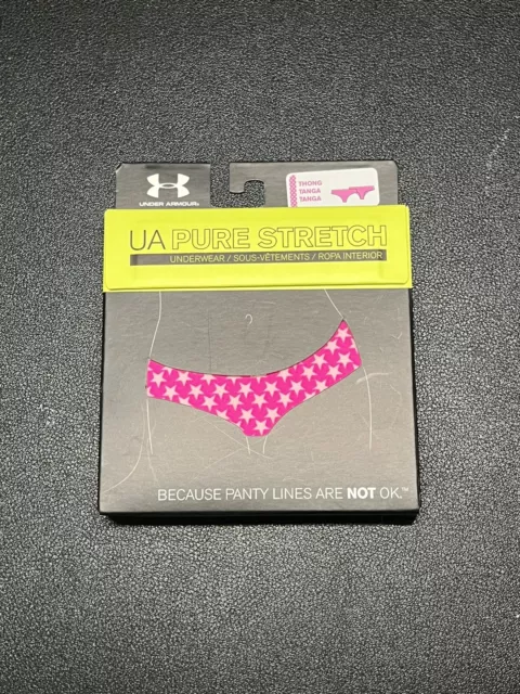 Under Armour Womens One Size Fits UA Pure Stretch THONG UNDERWEAR ( 3 pack)