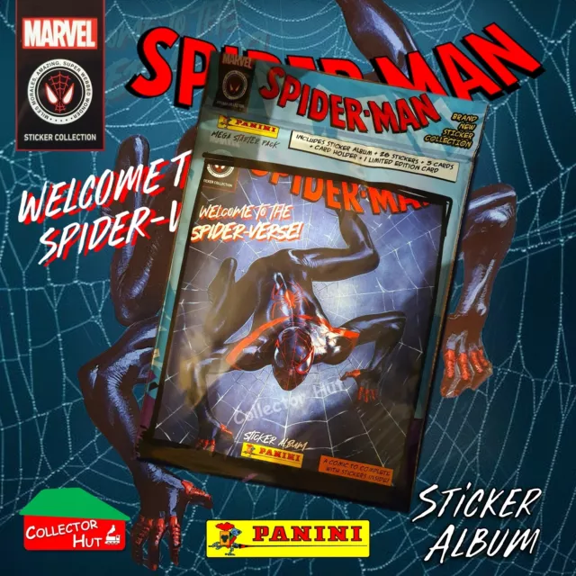 Panini Spider-Man Spider-Verse 2023 Collection Empty Sticker Album