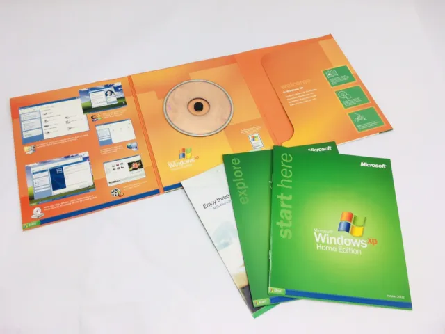 Microsoft Windows XP Home Edition 2002 Upgrade w/ CD and Product Key