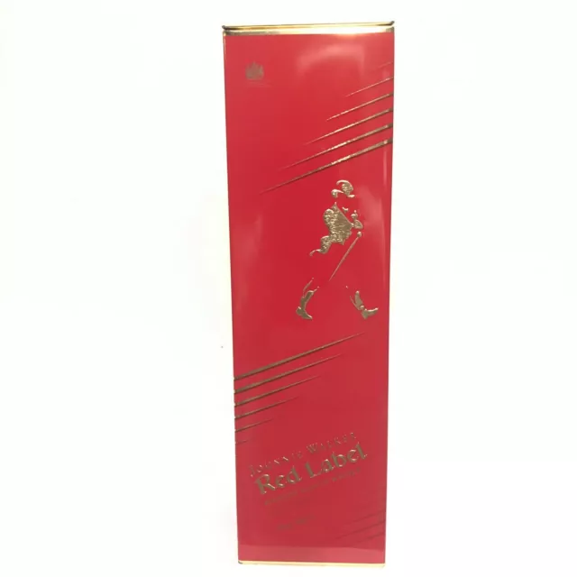 Johnnie Walker RED LABEL Empty Tin Box 11*3*3" John Walker&Son 2010