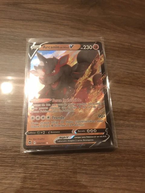 Carte Pokémon Arcanin V 090/195 EB12 Tempête Argentée NEUF
