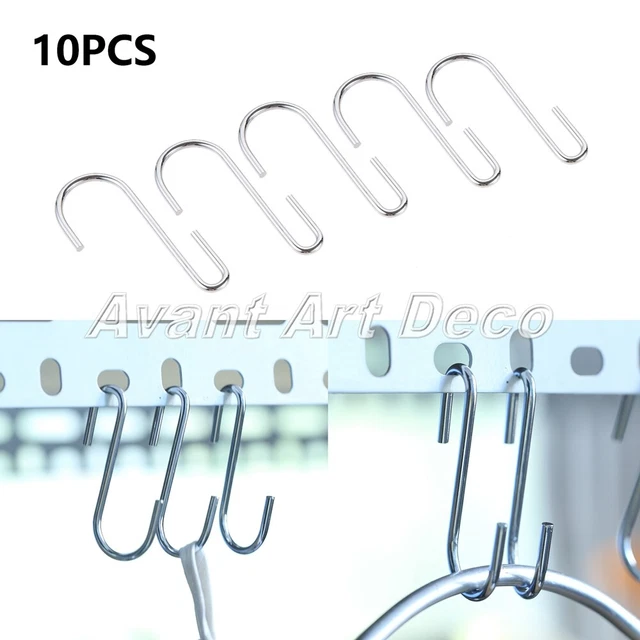 S-shaped hook Stainless Steel kitchenware Clothes Hanger Hanging 10 20 50 PCS