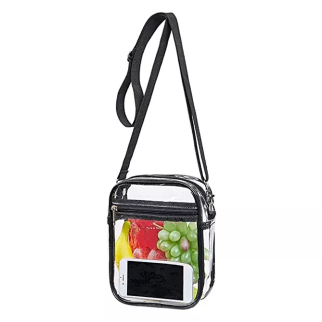 Crossbody Bag Zipper Design Waterproof Portable Travel Lotion Makeup Bag