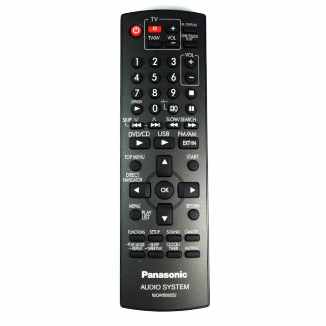 Télécommande Authentique Panasonic Pour Téléviseur LED TX-32CS510B - Noire, Compatible, Neuve