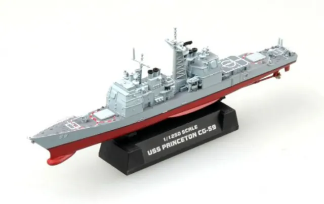 Easy Model 1:1250 USS CG-59 PRINCETON CRUISER WARSHIP Plastic Model - 37403