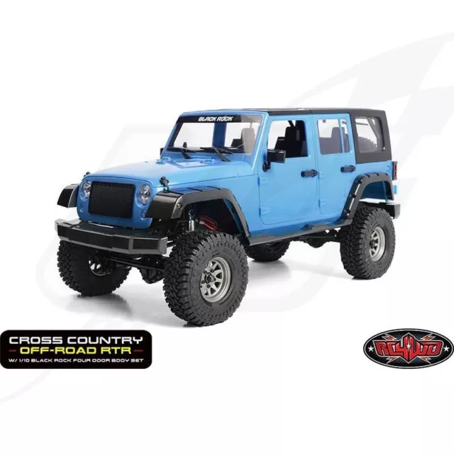 FR- Rc4Wd Slvr Cross Country Off-Road Rtr W/ 1:10 Black Rock 4Do - RC4ZRTR0046