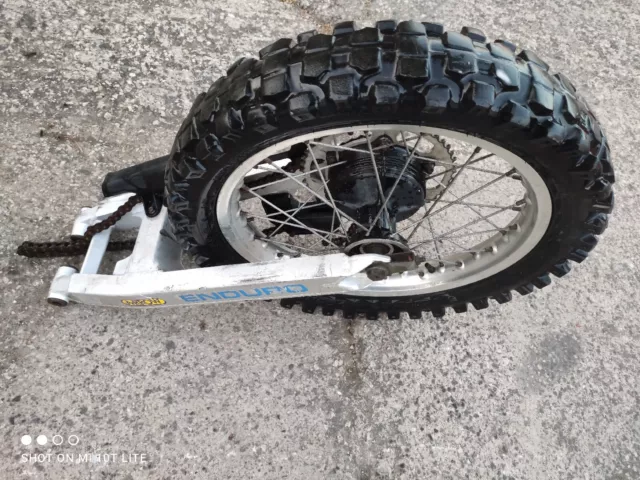 Cerchio posteriore (ruota)Husqvarna CR WR 125 1988 Freno A Tamburo orig