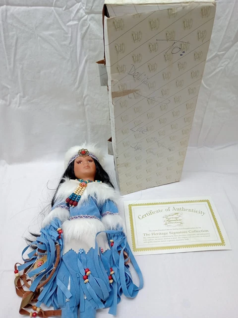 Heritage signature Collection Porcelain Native Indian Doll