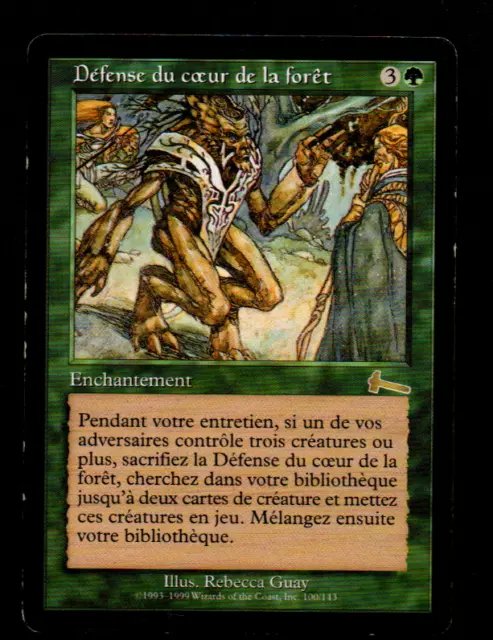 RUSH FR/VF  Défense du coeur de la forêt - of the Heart EX/NM MTG Magic ULG