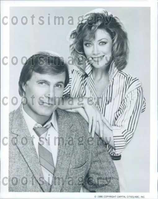 1986 Actor Gil Gerard Nancy Stafford in TV Series Sidekicks Press Photo