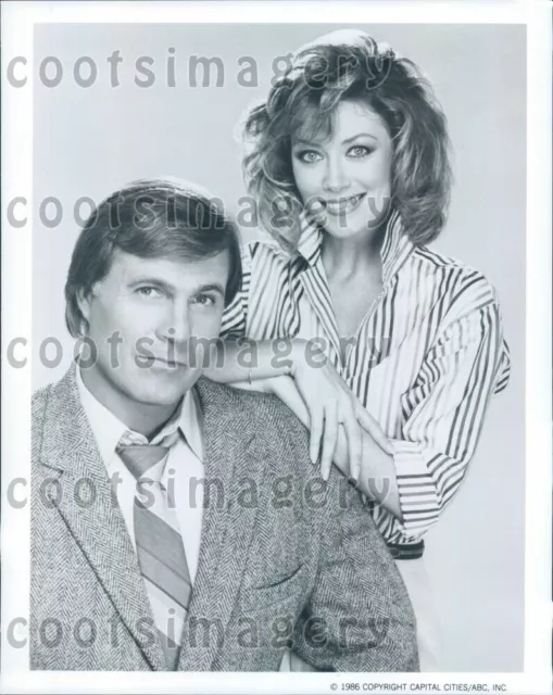 1986 Actor Gil Gerard Nancy Stafford in TV Series Sidekicks Press Photo