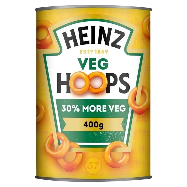 Heinz Veg Hoops 400 g
