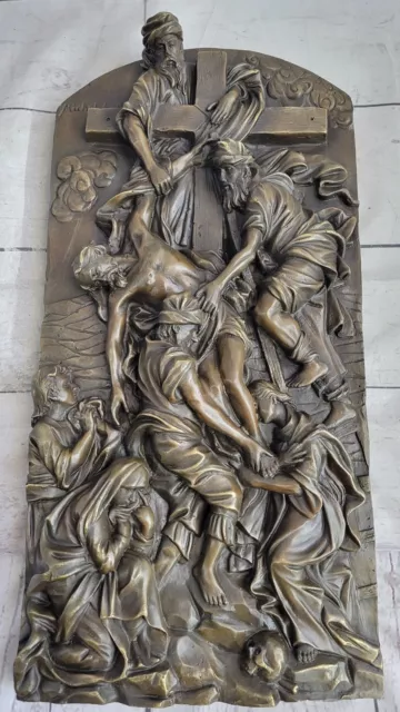 Descent from the Cross. Detail of the main door of the Milan Cathedral Gift