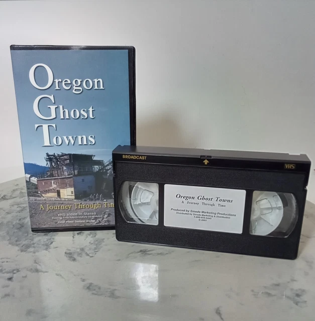 OREGON HISTORY GHOST TOWNS VHS Video Documentary 55 Min. A Journey Through Time