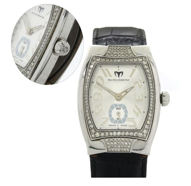 MONTRE BRACELET TECHNO MARINE Lady Square Diamonds pour femme EUR