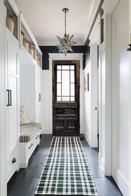 Antique Hand Carved French Door Black Distressed Custom Built Interior Exterior